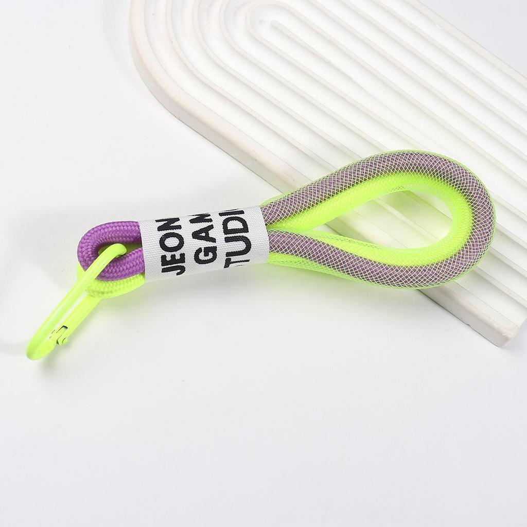 Mehrfarbig Handgewebter Schlüsselanhänger Handy-Lanyard Anti-Verlust Knoten Seilband Schlüsselring Männer Frauen Autoschlüsselhalter Zubehör