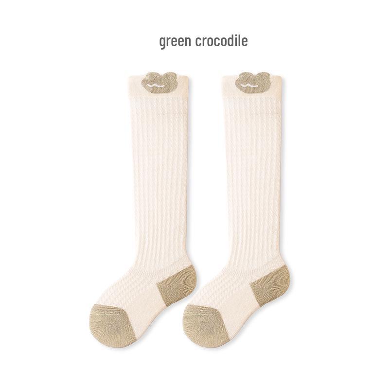Summer Thin Cartoon Animal Mosquito-Repellent Children s Socks S (6-12 months)