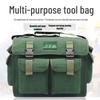 Heavy-Duty Canvas Electrician's Tool Bag – Multi-Function, Sturdy, Durable, Enlarged Storage for Woodworking & Repair Tools