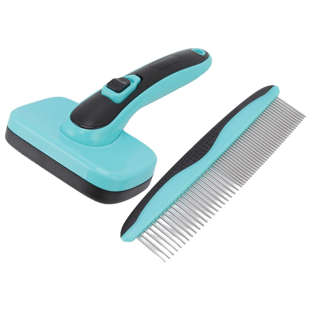 Zestaw szczotek slicker dla zwierząt wielofunkcyjna szczotka ze stali nierdzewnej do automatycznego usuwania sierści dla psów szczeniaków