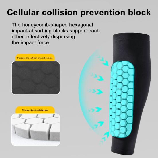 Soccer Shin Guards For Kids Youth Calf Compression Sleeve