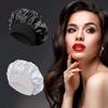Beauty And Hair Care Cap Large Satin Bonnet Cap Silky Bonnet For Women Sleep Cap High Elastic Postpartum Bath Cap