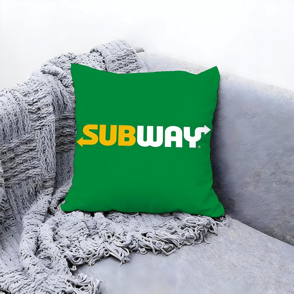 Fodera Cuscino S-SubwayS Calda Copricuscino Reversibile Comfort Premium - Design Due in Uno per Qualsiasi Stanza e Interno Auto