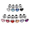 Anal Plug Heart-shaped Metal Butt Plug Adult Sex Toys Stainless Steel Anal Plug Stimulator Anal Sex Toys Prostate Massager Dildo