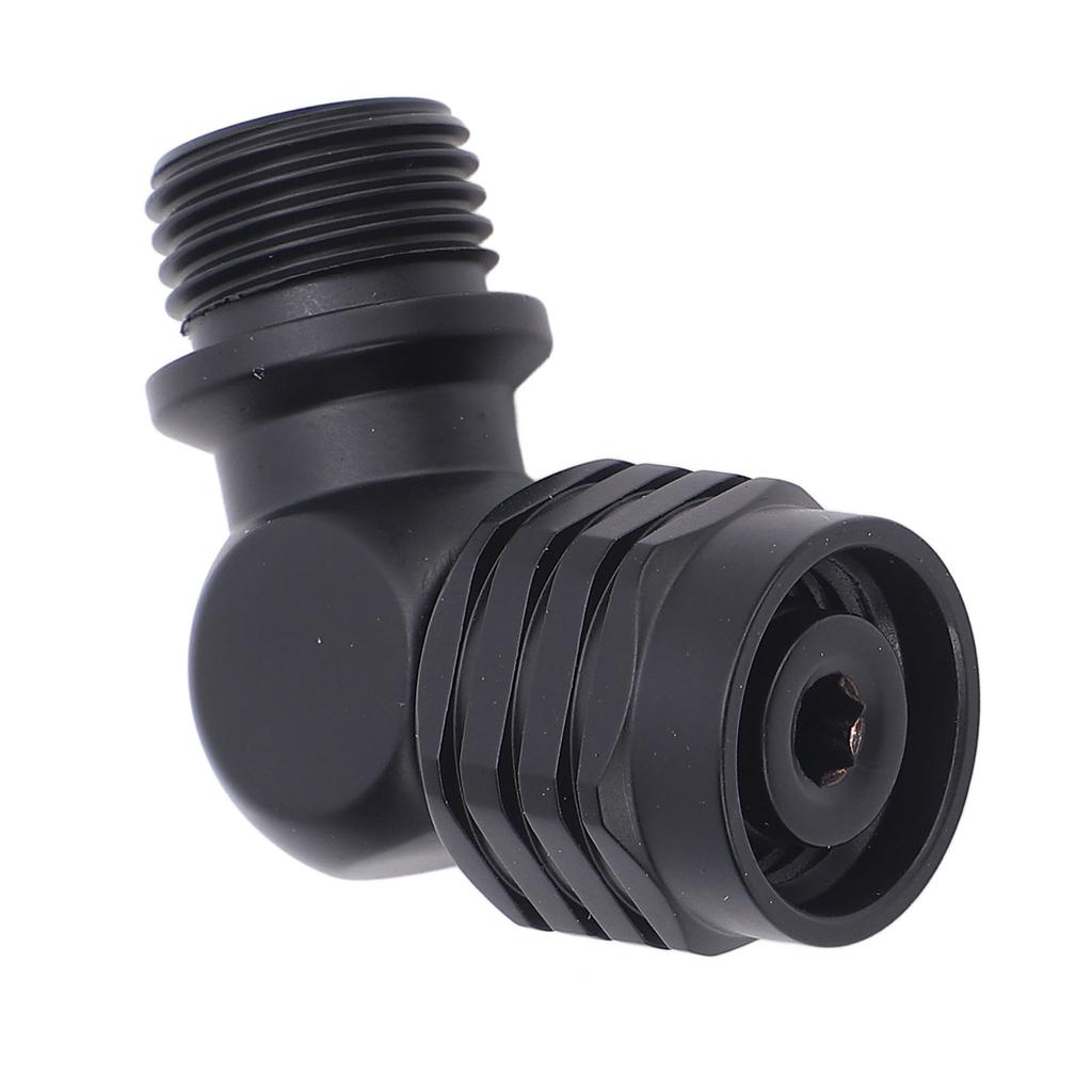 Diving Regulator Connector 110 Degree Angle Stainless Steel Rotating Adapter for Second Stage Regulator