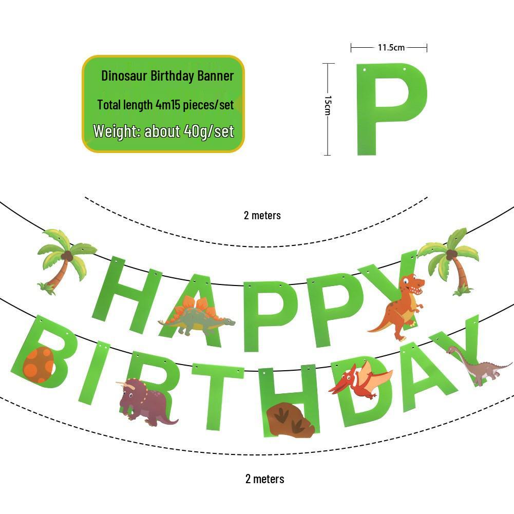 Birthday & Holiday Fishtail Bunting Banner for Parties