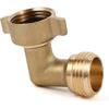 90 Degree Water Hose Elbow For RV With Easy Grip Connector RV Drinking Water Hose Adapter For RV City Water Inlet Connection City Water Hookup For