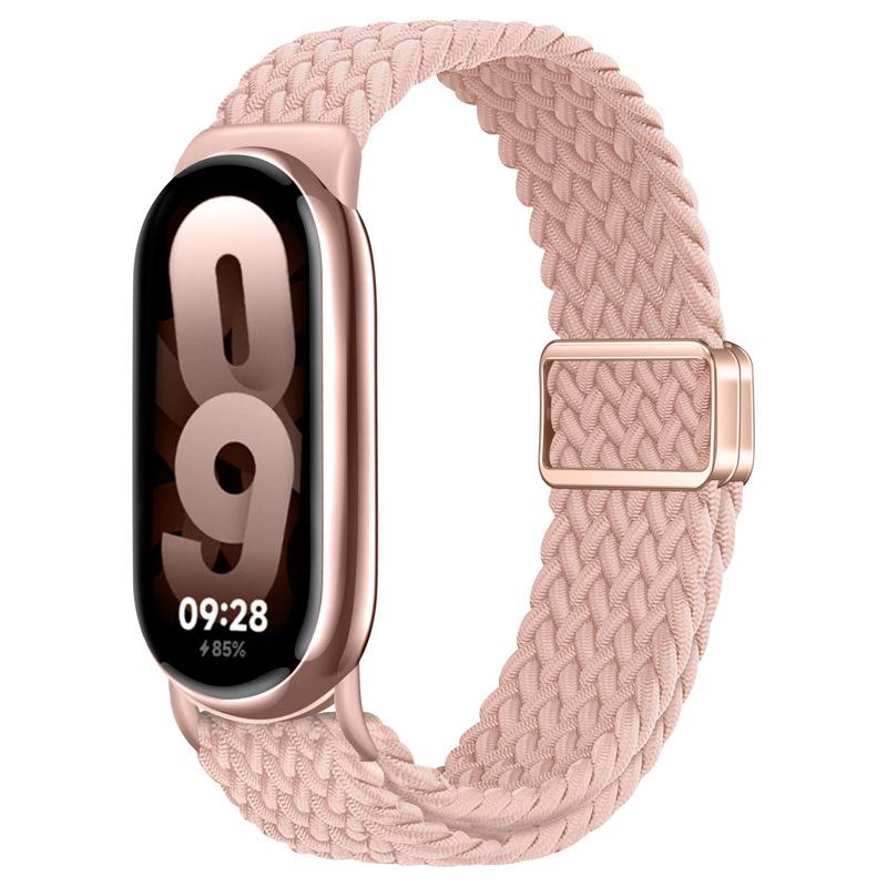 Nylon WeavesBraied Strap for Xiaomi Watch 10/9/8 Magnetic Loop Band for Miband 10 9 8 NFC Sport Bracelet Smartwatch Replacement