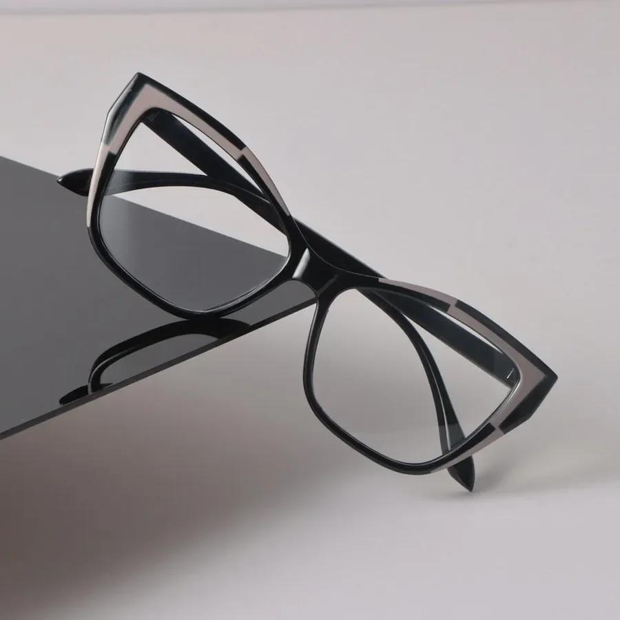 Minimalist Trendy Transparent Glasses Retro Cat Eye Frame Eyeglass Women Men Retro Clear Lens Frame Glasses Oculos