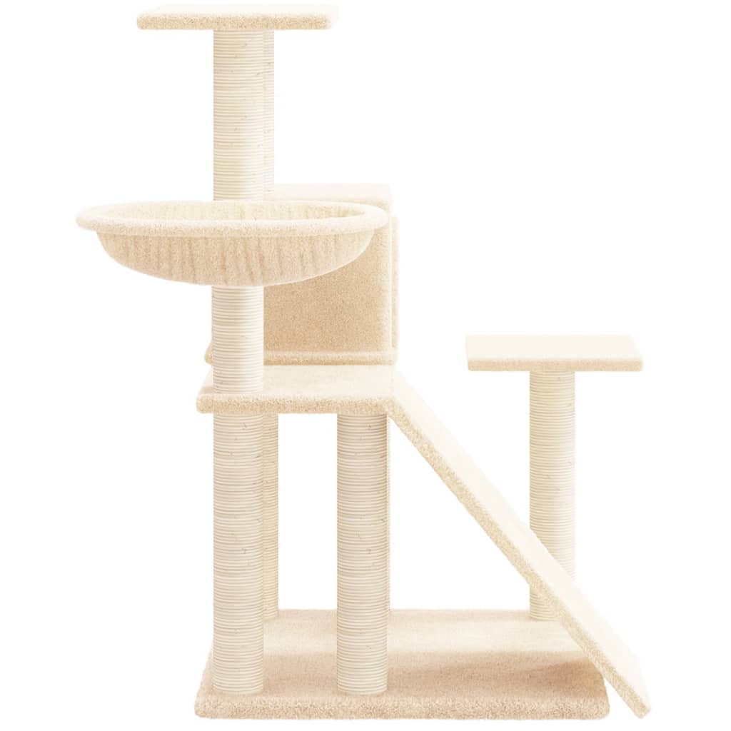 Scratching Post with Sisal Scratching Posts Cream 82 Cm