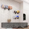 Wall-mounted Display Rack for Skateboards with Storage Hooks 2PCS