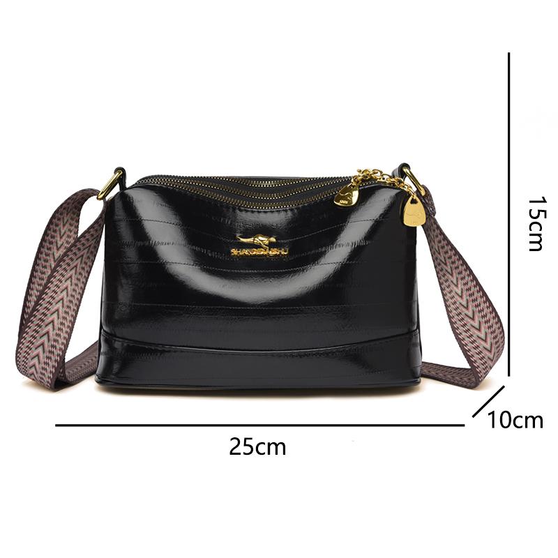 Nieuwe Dames Schoudertas Luxe Merk Designer Vrouwelijke Crossbody Tassen Grote Capaciteit Zacht Leer Meisje Messenger