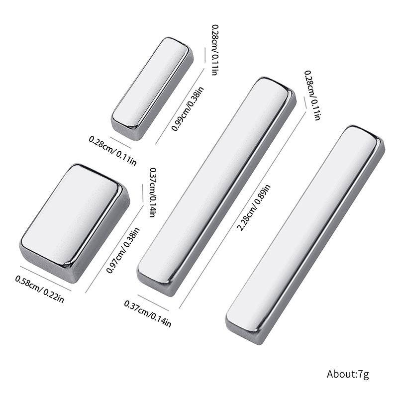 Cat Eye Nail Magnetic Stick 4 Combination Magnets For Uv Gel 3D Line Strip Effect Multi-Function Magnetic Board Nails Art Tool