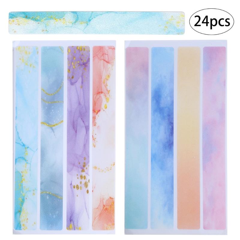 24Pcs Anti-slip Strips Safety Shower Treads Stickers Bathtub Non Slip Stickers