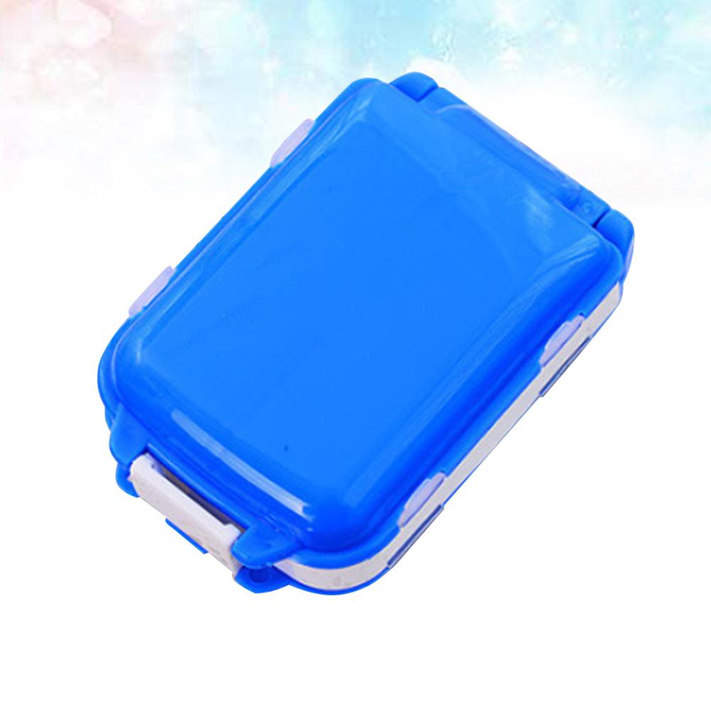 8 Slot Medicine Box Portable Plastic Organizer for Pills Tablets Capsules Storage Case Lightweight Compact Design