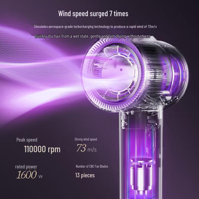 Bear High-Speed Ionic Hair Dryer CN plug (adapter included)