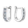 Silvere Glam Fashionable and Hot-selling Moissanite Earrings for Women, Sweet and Cool Style, High-end U-shaped Silver Earrings and Ear Clips