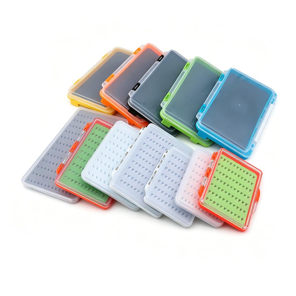 1PC Fly Fishing Box Multi-style Foam/Compartment Tackle Case Waterproof Transparent Hook Lure Storage Box for Trout Bass Angling