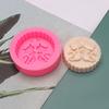 1pc Animal Cat Silicone Soap Mold Two Cat Gypsum Craft Mold Round Handmade Soap Candle Making Mold