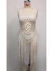 2024 Bestseller Tassel Crochet Beach Dress & Floral Camisole Cover-Up