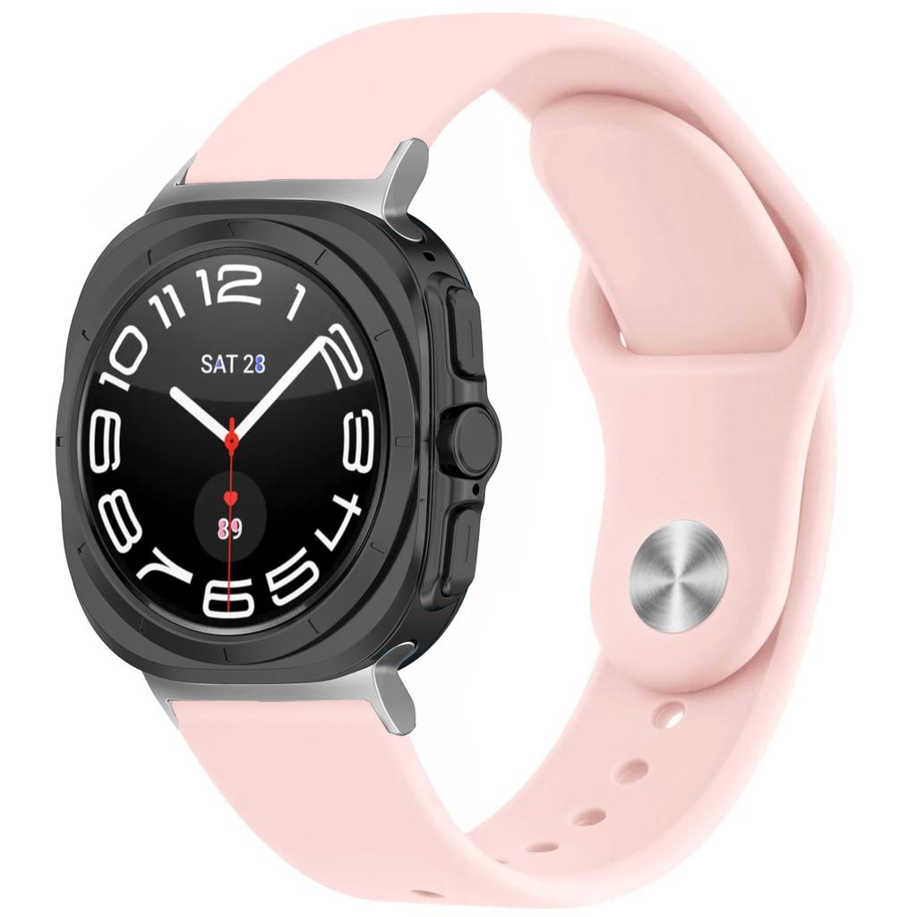Sport Silicone Loop For Samsung Galaxy Watch 7 Ultra Strap 47mm Accessories Correa Bracelet Galaxy Watch 7 FE 44mm 40mm 40 Band