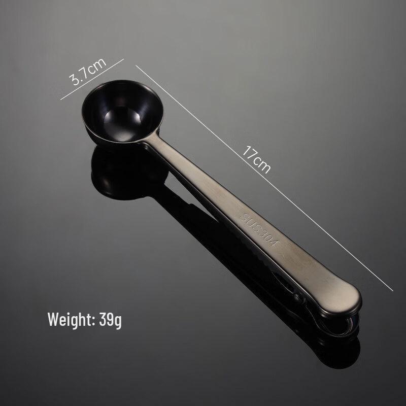 

Qianxing 304 Stainless Steel 2-in-1 Coffee Scoop & Bag Clip