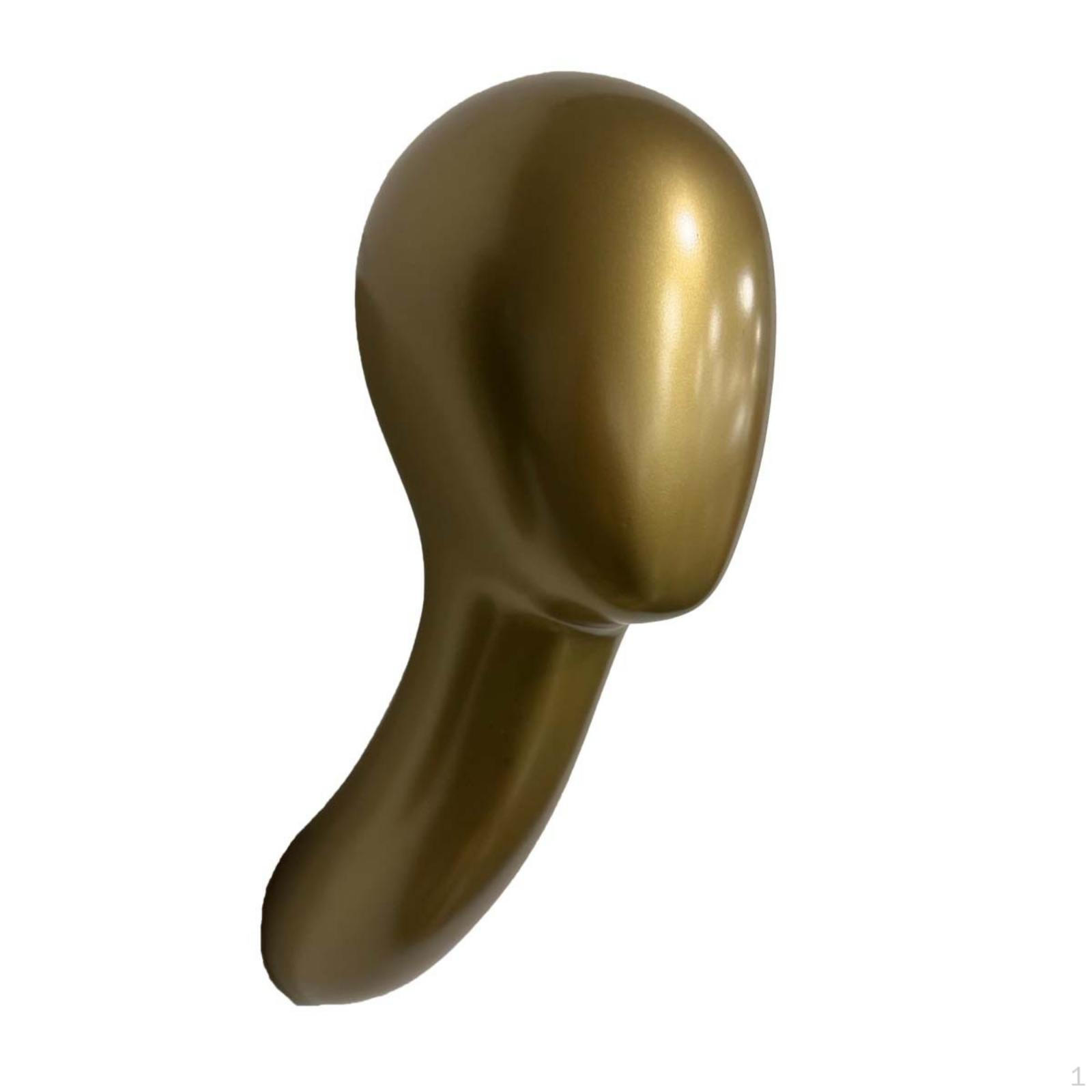 WallMounted Mannequin Head Long Neck Fiberglass Molded