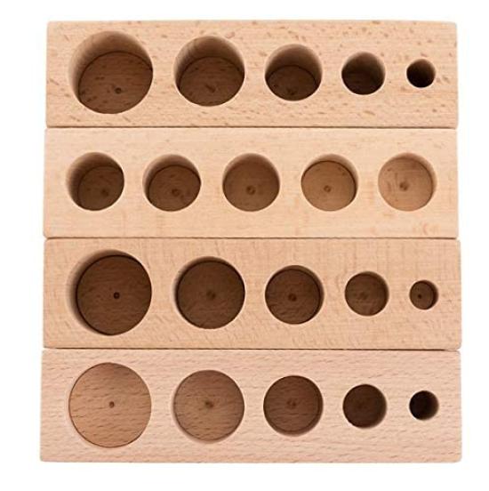 Válec 24 pro Logicko-senzorické základy Montessori Bezpečnost potravin Inspekce Odpovědnost za výrobek Pojištění zahrnuto Držáky Ms.0, 4barevná sada, Kusy,