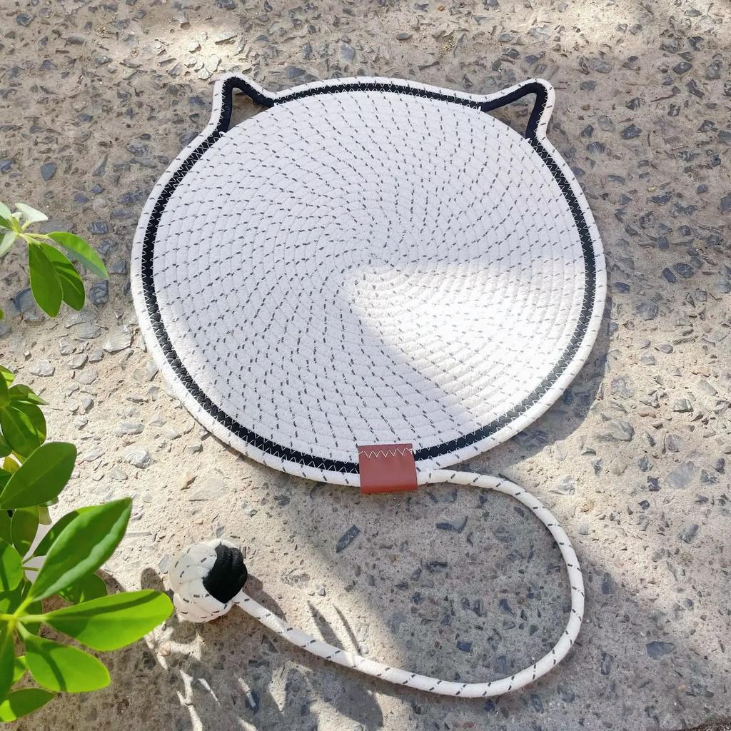 Multipurpose Cat Scratching Mat with Toy Ball Cat Bed Soft Wear-resistant Cat Bed Dog Mat Pet Sleeping Mat for All Seasons