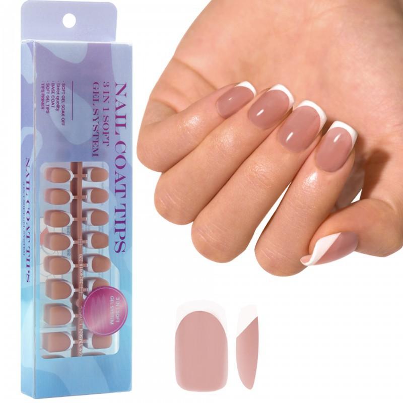 

Wholesale Of High-end Fake Nails DIY French Pre Made Nail Art 300 Pieces In A Box Specifically Designed Wearing