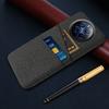 For Realme 12 Pro 5G/12 Pro+ 5G Case Cloth Texture Scratch-resistant Phone Shell with Dual Card Holder