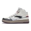 Anta Life Series Zero Feel Retro Versatile Slip Resistant Durable Mid Top Skate Shoes Men Sneakers White Gray Black 912448083-3
