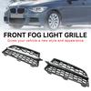 2 ST Främre Stötfångare Dimljusskydd Infattning Grill Gitter Passar BMW F20 F21 2011-2015 M