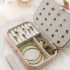 Portable Travel Jewelry Storage Box, Earrings, Necklaces, Jewelry Rings, Organizing Storage Box