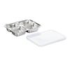 304 Stainless Steel Kids Divided Meal Plate