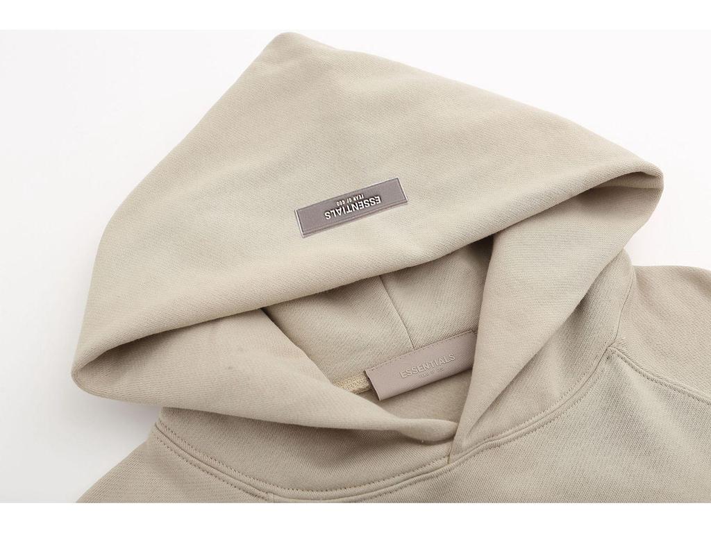 ESSENTIALS FOG 1977 Unisex Hoodie - Flocked Velvet, Loose Fit, Autumn/Winter Trend
