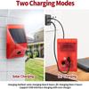 Waterproof Solar Alarm Rechargeable Solar Charging Alarm Solar Lamps  Home Security
