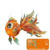 Hand Made Goldfish Lantern DIY Glowing Handheld Lantern Middle Autumn Festival Lantern  for Kids