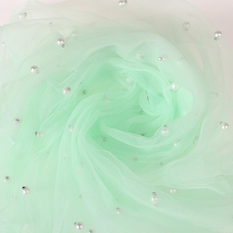 Nail Photos Shooting Props Gauze With Pearl Photography Background Tulle Items Fotografia Backdrops Decoration Materials