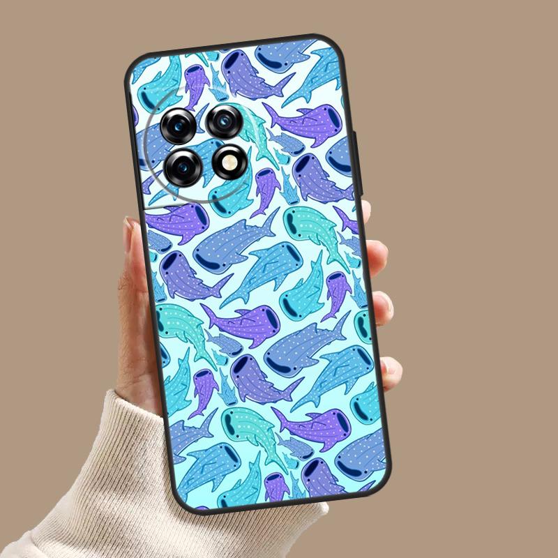 Whale Sharks Case For OnePlus Nord 5 CE 3 4 Lite N20 N30 OnePlus 15 13 12 11 10T 13T 13R 8 9 10 Pro Cover