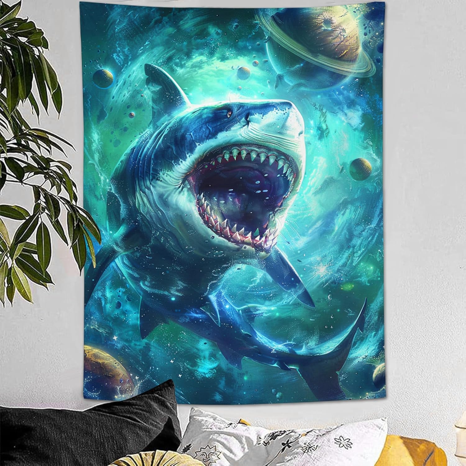 Tapestry of the Jerkub Shark 75x100