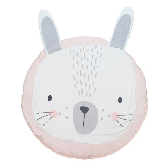 

Детский игровой коврик из мягкого материала, коврик для ползания для малышей, круглый дизайн, коврик для занятий для младенцев с рисунком животных, коврик для ползания для младенцев B