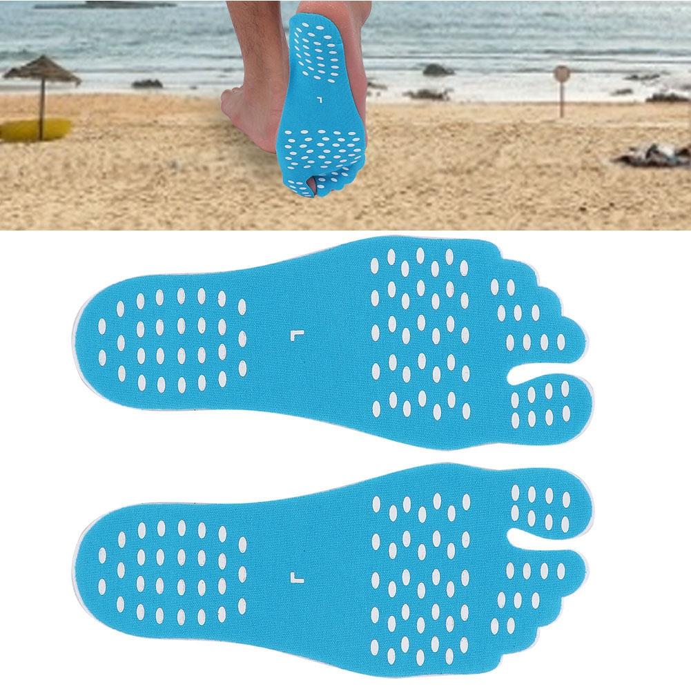 1 Pair Adhesive Anti slip Waterproof Heat Resistant Sticker Feet Pad for Outdoor Beach Summer