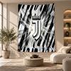 Decorative Tapestry,Juventus FC Printed Wall Art, Lightweight Wall Hanging For Bedroom Background