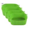 Air Fryer Grease Catcher Silicone Basket Non-Stick BPA-Free Baking Pan with Handles Non-stick Insert Dishwasher Oven Safe Even Heat Distribution