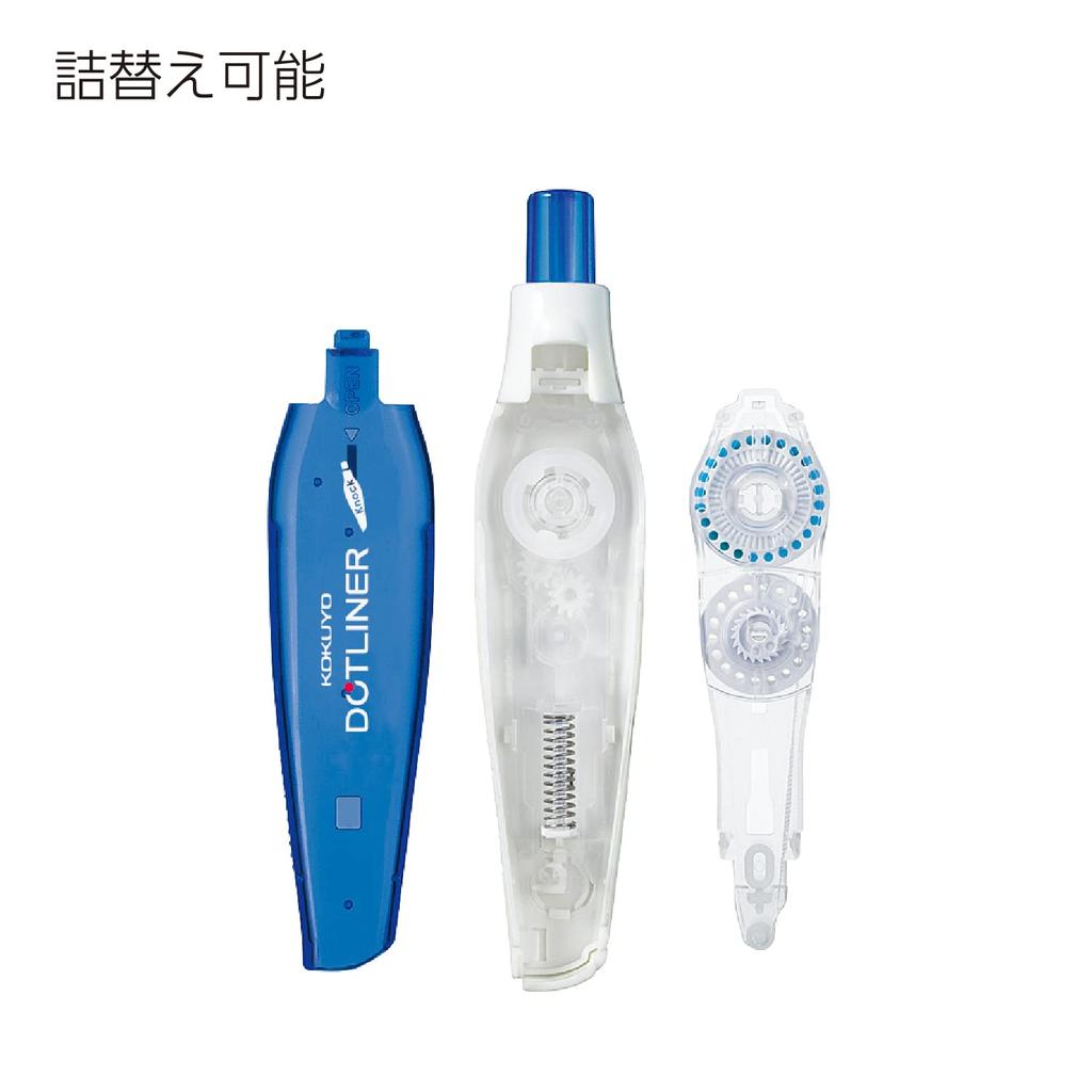 KOKUYO Tape Adhesive Dot Liner Knock Refill T-D480-07