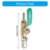 Automatic Transmission Fluid Oil Filling Filler Connector Adapter Metal Dispenser Distributor with Shut Off Valves Tool