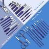 30Pcs Manicure Pedicure Kit Nail Clippers Kit Professional Stainless Steel Nail Care Tool Toenail Clipper Cutters Travel Case