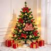 Holiday Gift Tags 12/24/36Pcs Christmas Wooden Ornaments, Santa Claus Red Truck Hanging Decorations with Rope, Reusable Seasonal Decor Xmas