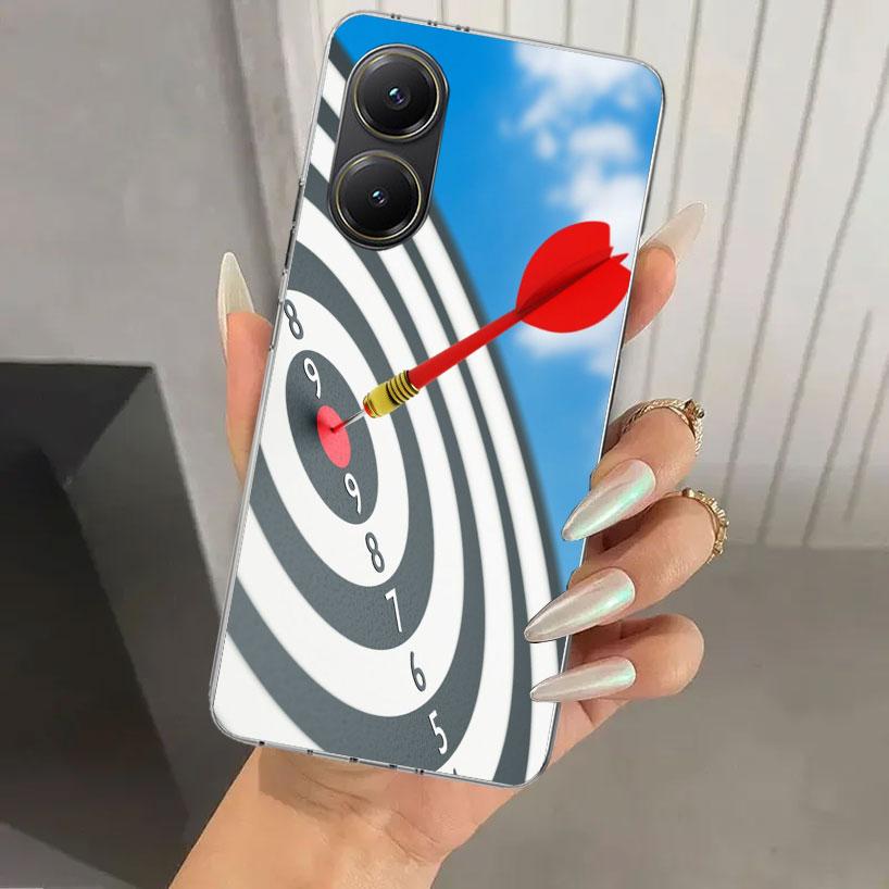 

Darts Aesthetics Wire Target Phone Case for Xiaomi Poco X5 X6 X7 Pro F7 Ultra M7 Redmi 15 15C 13 13C 12 12C 10 10A 10C 9 9A 9C 9 Redmi 15 5G